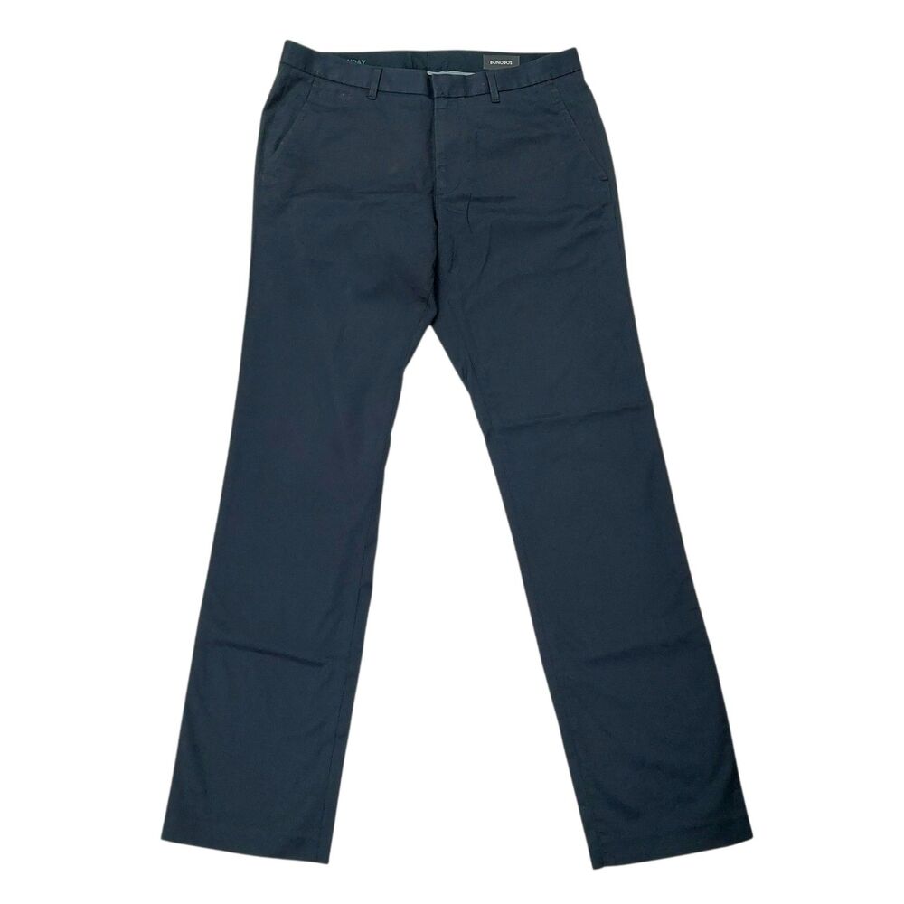 Bonobos Pants Mens 34x34 Navy Weekday Warrior Monday Slim Fit Chinos Office Work